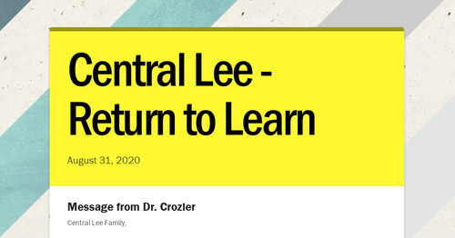 central-lee-return-to-learn-smore-newsletters-for-education