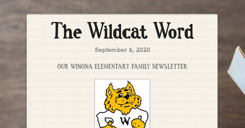 The Wildcat Word Smore Newsletters For Education 