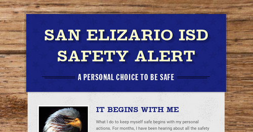 San Elizario ISD Safety Alert San Elizario ISD Safety Alert