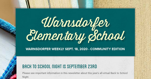 Warnsdorfer Elementary School