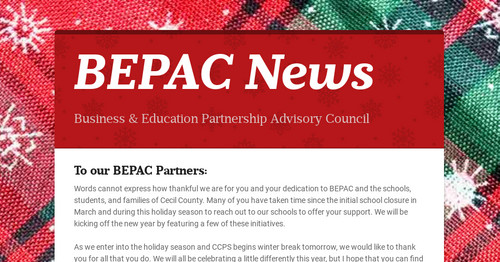 BEPAC News | Smore Newsletters For Education