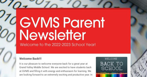 GVMS Parent Newsletter