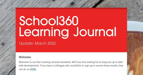 School360 Learning Journal