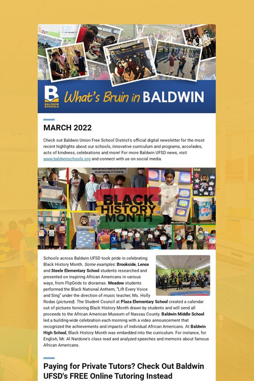 What's Bruin in Baldwin