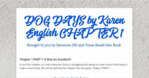 dog days by karen english dog days by karen english