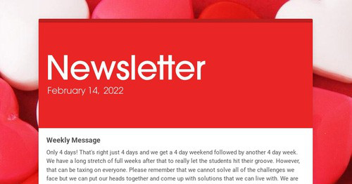 Newsletter | Smore Newsletters