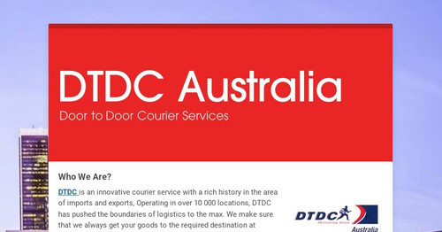 Excess Baggage Shipping in Australia – DTDC Australia
