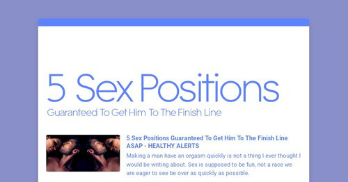 5 Sex Positions Smore Newsletters