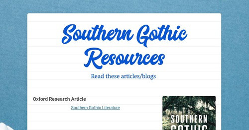 southern-gothic-resources-smore-newsletters