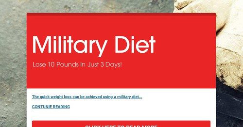 military-diet